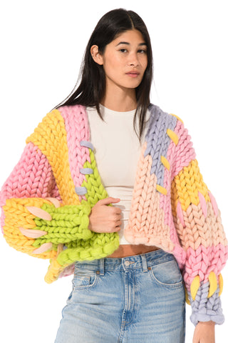 Pastel Colossal Knit Cardigan