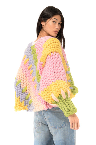 Pastel Colossal Knit Cardigan