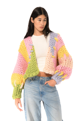 Pastel Colossal Knit Cardigan