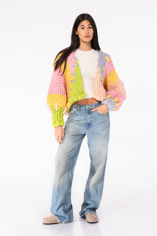 Pastel Colossal Knit Cardigan