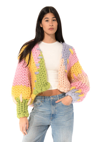 Pastel Colossal Knit Cardigan