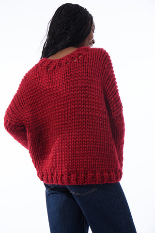 Cherry Chunky Knit Sweater