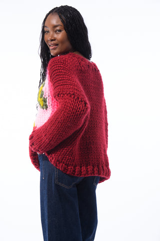 Cherry Chunky Knit Sweater