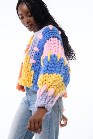 The Colourful Colossal Knit Cardigan