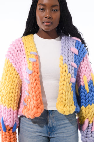 The Colourful Colossal Knit Cardigan