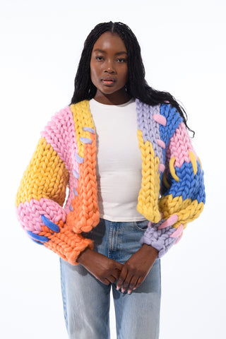The Colourful Colossal Knit Cardigan