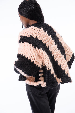 Blackberry Colossal Knit Cardigan