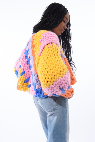 The Colourful Colossal Knit Cardigan