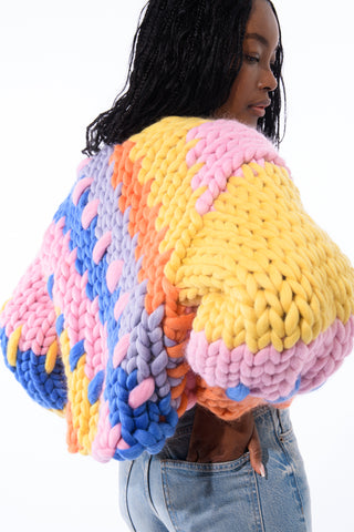 The Colourful Colossal Knit Cardigan