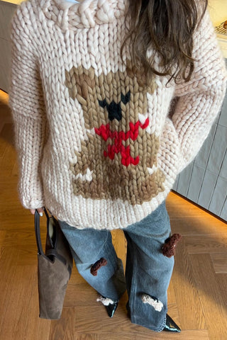 Teddy Bear Chunky Knit Sweater