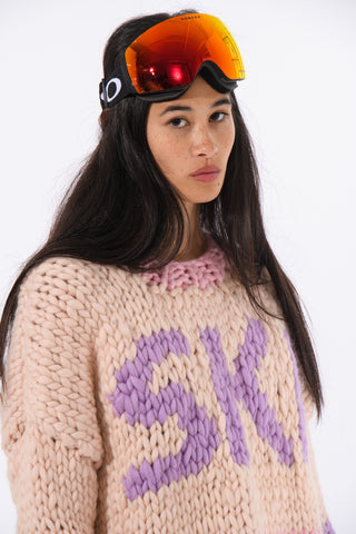 Pastel Ski Chunky Knit Sweater