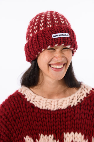 Rowan Chunky Knit Beanie Hat