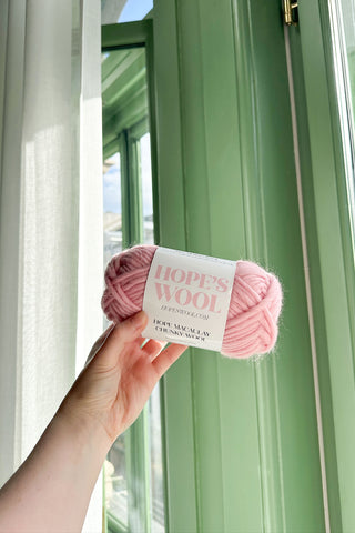 Hope's Wool Bundle in 'Peony'