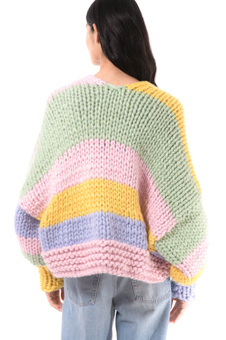 Petal Chunky Knit Cardigan