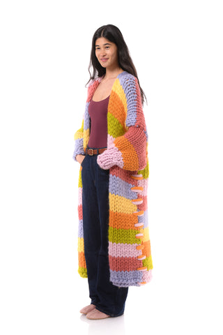 Maison Maxi Chunky Knit Cardigan