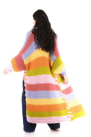 Maison Maxi Chunky Knit Cardigan