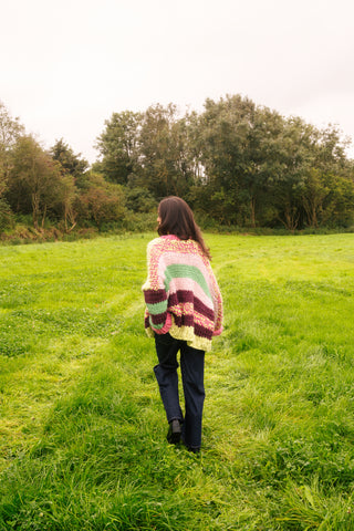 One-of-a-kind Irish Alpaca Chunky Knit Sweater - Bann