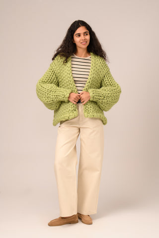 Moss Colossal Knit Cardigan