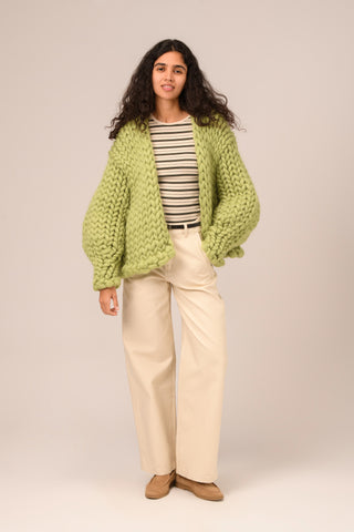 Moss Colossal Knit Cardigan