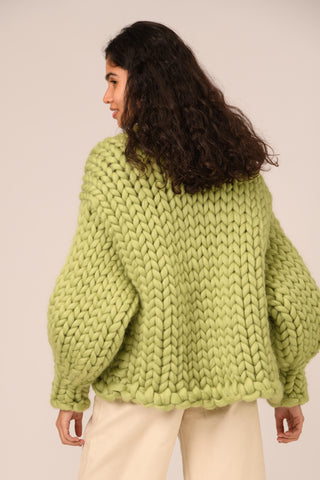 Moss Colossal Knit Cardigan