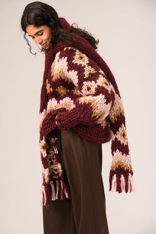 Cherrywood Fair Isle Scarf