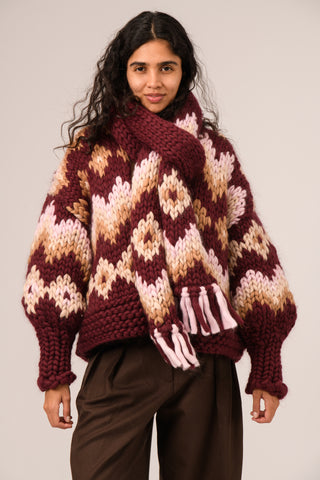Cherrywood Fair Isle Scarf