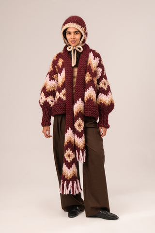 Cherrywood Fair Isle Scarf
