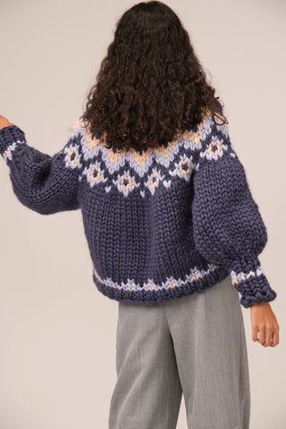 Rathlin Fair Isle Chunky Knit Sweater