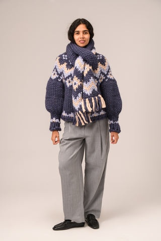 Rathlin Fair Isle Scarf