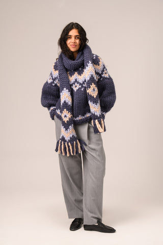 Rathlin Fair Isle Scarf