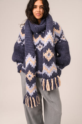 Rathlin Fair Isle Scarf