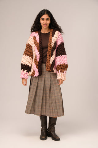 Neve Cable Colossal Knit Cardigan