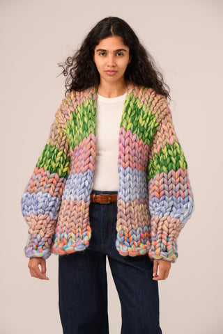 Watercolour Colossal Knit Cardigan