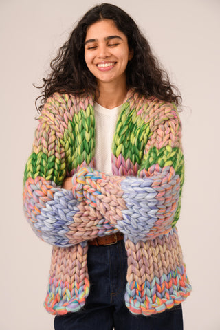 Watercolour Colossal Knit Cardigan