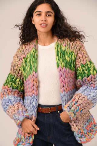 Watercolour Colossal Knit Cardigan