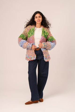 Watercolour Colossal Knit Cardigan