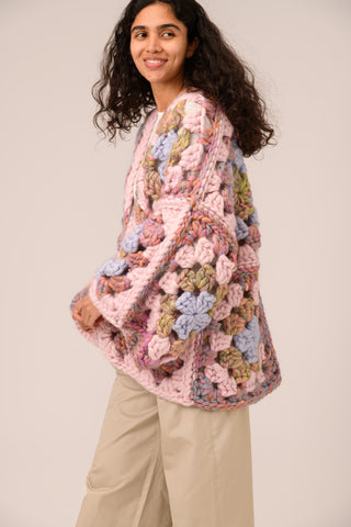 Méabh Chunky Crochet Cardigan