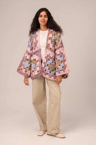 Méabh Chunky Crochet Cardigan