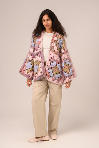 Méabh Chunky Crochet Cardigan
