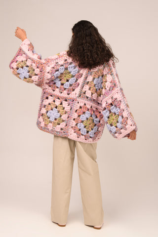 Méabh Chunky Crochet Cardigan