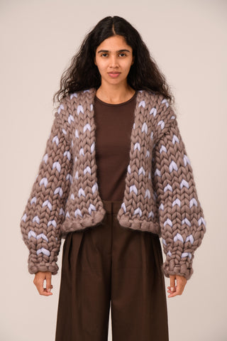 Rowan Polka Dot Colossal Knit Cardigan