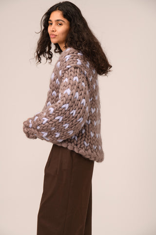 Rowan Polka Dot Colossal Knit Cardigan