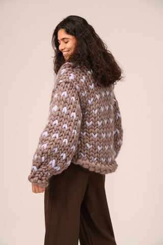 Rowan Polka Dot Colossal Knit Cardigan