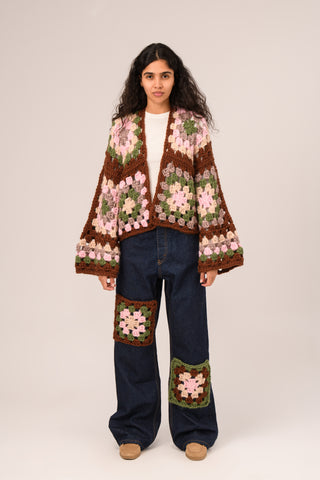 Crochet Patchwork Jeans