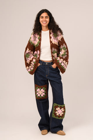 Crochet Patchwork Jeans