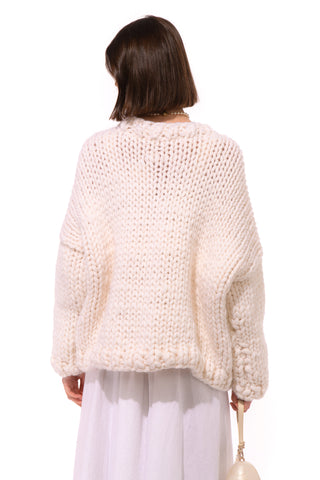 Bella Bow Chunky Knit Sweater