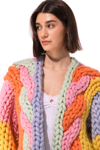 Sadie Cable Colossal Knit Cardigan
