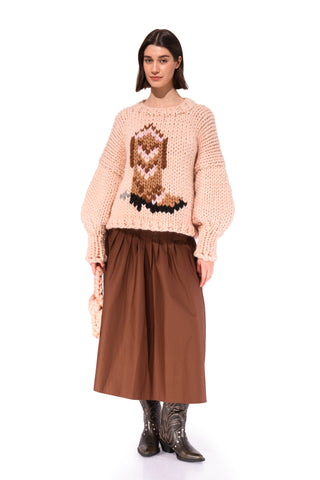 Rodeo Boot Chunky Knit Sweater