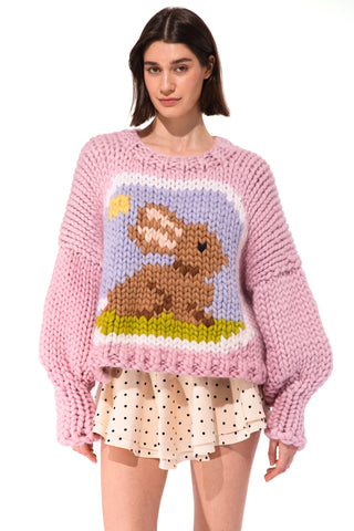 Bunny Chunky Knit Sweater