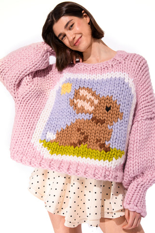 Bunny Chunky Knit Sweater